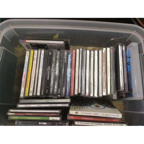 868 - 4 CARTONS OF VARIOUS CD'S