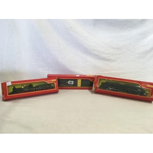 869 - 3 BOXED TRIANG HORNBY LOCOMOTIVES