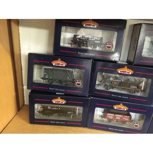 884 - 10 BOXED BACHMANN WAGONS