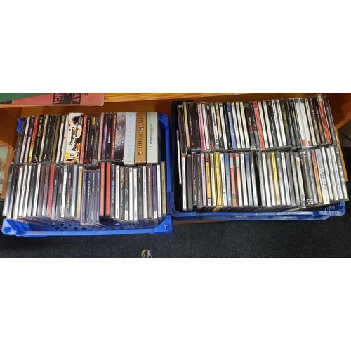 890 - 2 CARTONS OF MISC CD'S