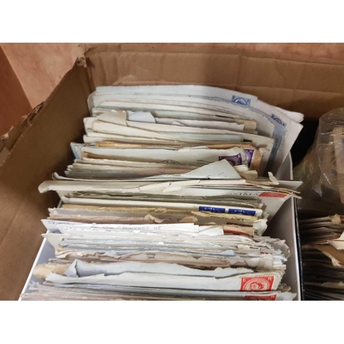 912 - QTY OF USED ENVELOPES FROM UK