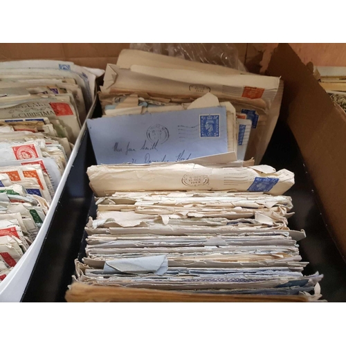 912 - QTY OF USED ENVELOPES FROM UK