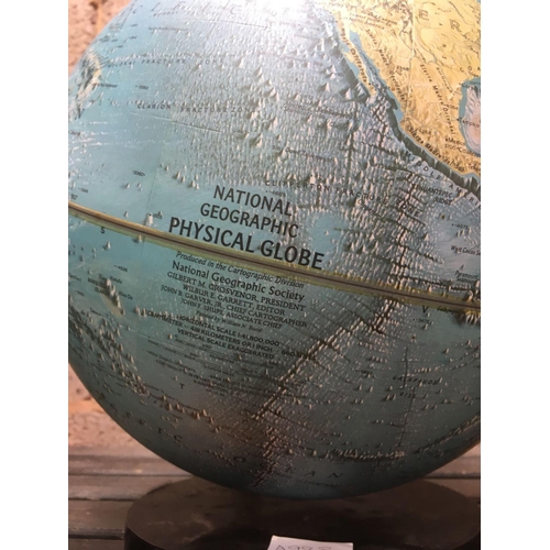 31 - TWO NATIONAL GEOGRAPHIC GLOBES