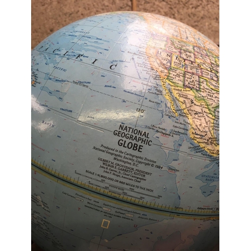 31 - TWO NATIONAL GEOGRAPHIC GLOBES