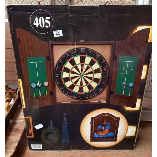 80 - BOXED DARTBOARD