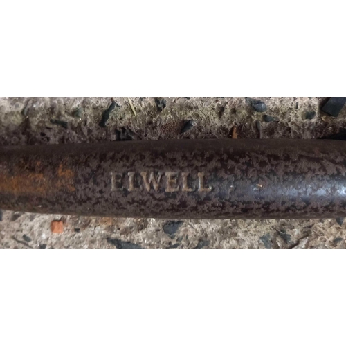 158 - STEEL SHAFT STOKERS SHOVEL BY ELWELL