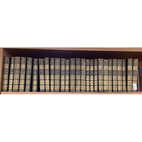 208 - SHELF OF 26 HARDBACK BOOKS, THE WAVERLY NOVELS, MELROSE EDITION