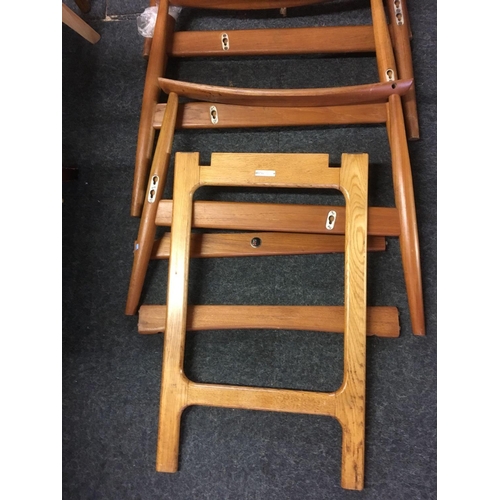 482 - SPARE EASY CHAIR LEGS IN TEAK BY FRANCE & SON, DENMARK & ROYAL SYSTEM DANISH CHAIR LEG