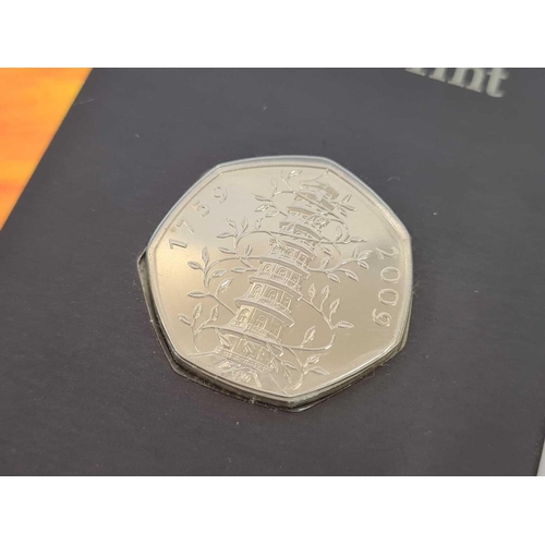 590 - KEW GARDENS 50P MINT COIN FOR 2009