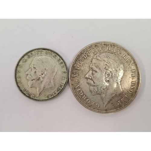 607 - 1926 FLORIN & 1935 CROWN