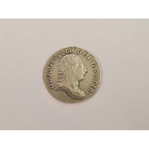 611 - 1753 GEORGE III THREEPENNY PIECE