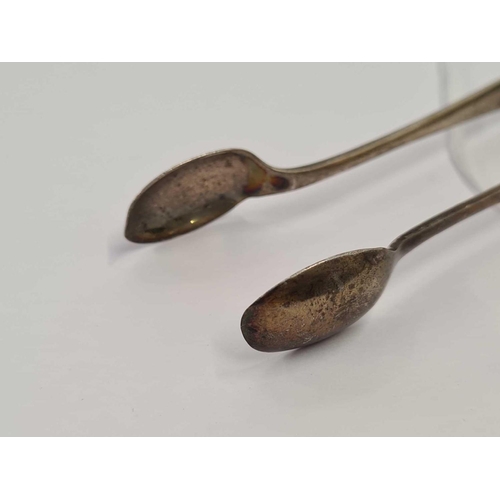 682 - PAIR OF SILVER SUGAR TONGS