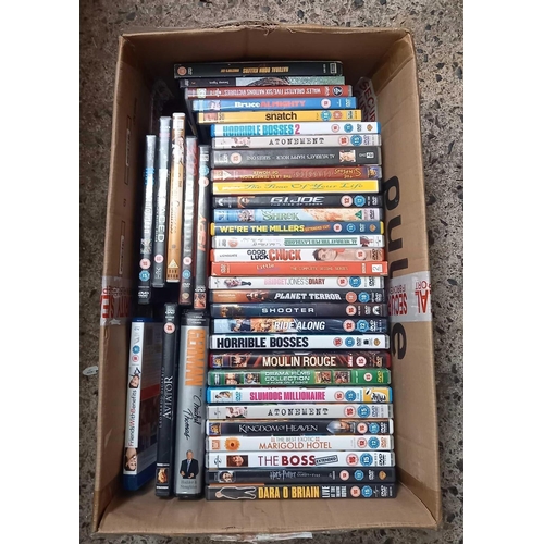 69 - LARGE QTY OF DVD'S IN SIX CARTONS