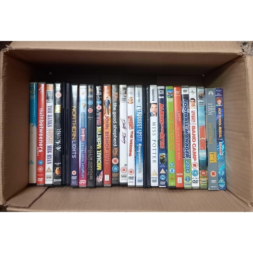 69 - LARGE QTY OF DVD'S IN SIX CARTONS