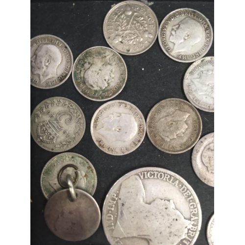 766 - QTY OF SILVER COINAGE APPROX 68g