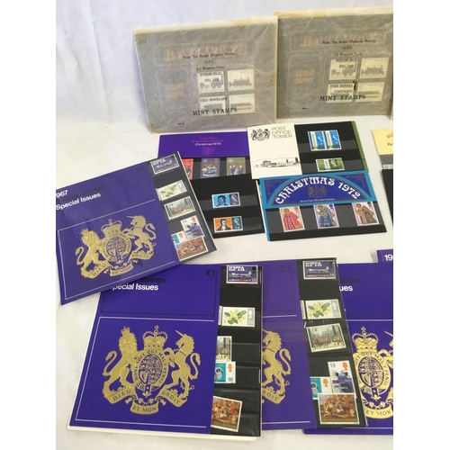 770 - 17 SETS OF NEW ISSUE BRITISH POSTAGE STAMPS