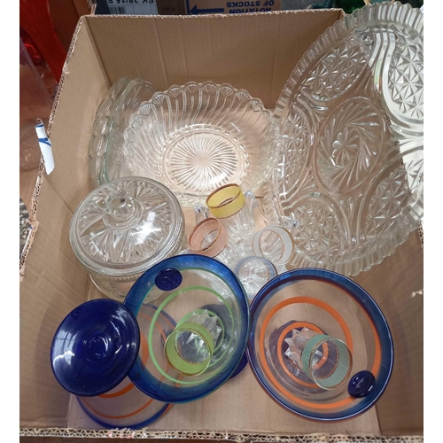 78 - 3 CARTONS OF MIXED METAL, CHINA & GLASS, METAL POSY HOLDERS, BISCUIT BARREL, COFFEE CUPS