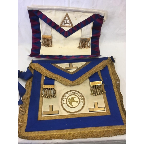 780 - EAST LANCASHIRE MASONIC APRON & REGALIA