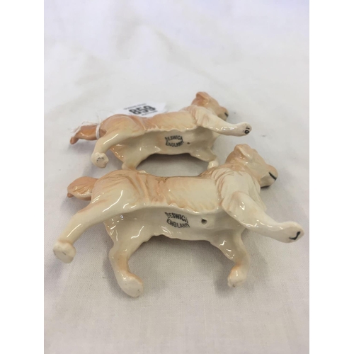 859 - 2 BESWICK LABRADOR'S