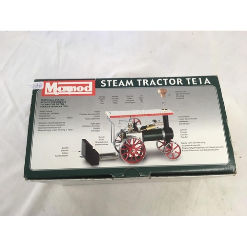 902 - MAMOD STEAM TRACTOR TE1A, NEW IN BOX