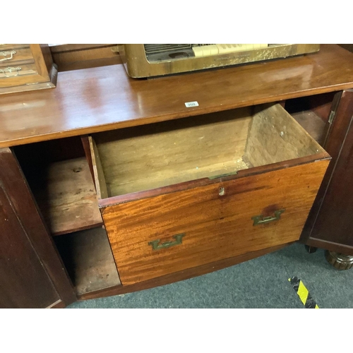 360 - VICTORIAN MAHOGANY WINE & DRINKS CABINET