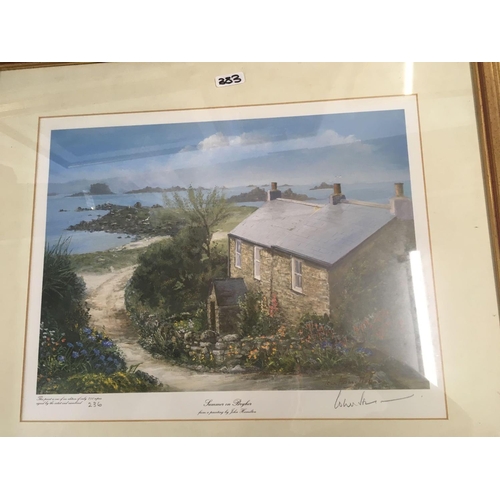 383 - COLLECTION OF 10 VARIOUS COASTAL PRINTS OF THE ISLE OF SCILLY ETC