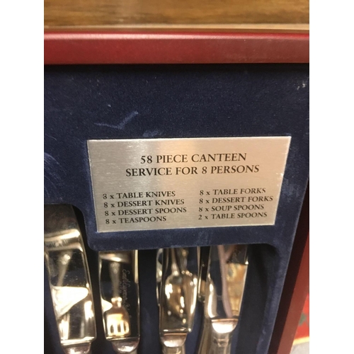 461 - VINERS PARISH COLLECTION STAINLESS STEEL CUTLERY SERVICE & ADDITIONAL SPOONS