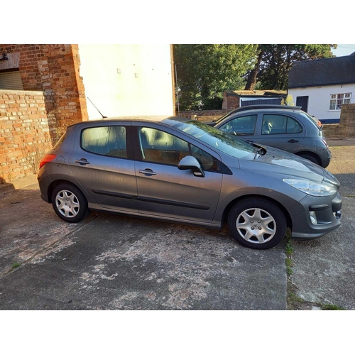 1 - PEUGEOT 1560CC 5 DOOR HATCHBACK, GREY, MANUAL, DIESEL, REG: KU60 VLB MILEAGE: 182,631. MOT 12TH APRI... 