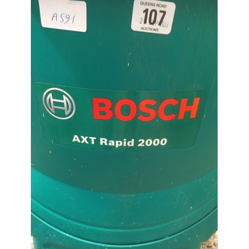 107 - BOSCH AXT RAPID 2000 GARDEN SHREDDER