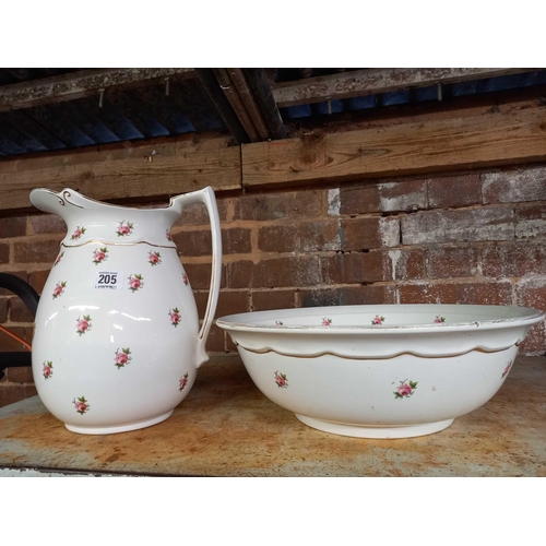 205 - WASH BASIN SET BY COURTNEY & CO. BRISTOL