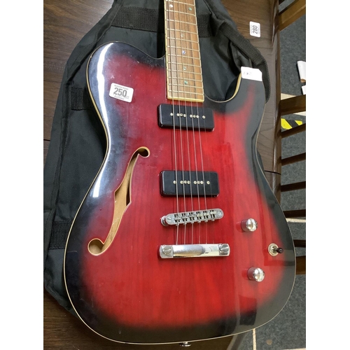 250 - SKYLARK ELECTRIC GUITAR WITH CARRY BAG