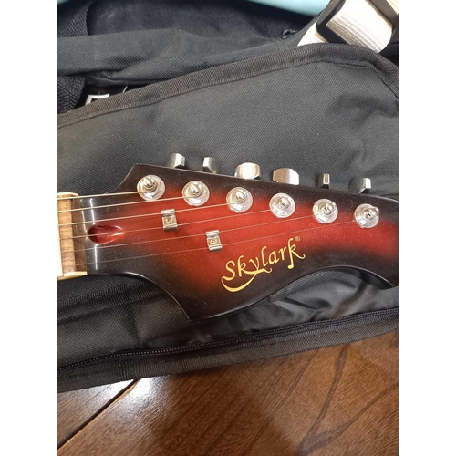 250 - SKYLARK ELECTRIC GUITAR WITH CARRY BAG