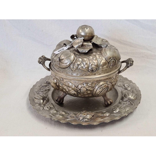 634 - TUREEN ON STAND