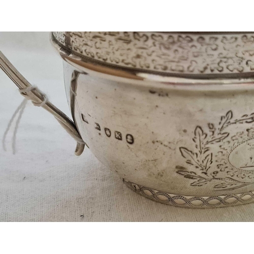 649 - GEORGE III SUGAR BASIN, LONDON 1805, 150g