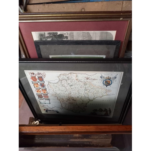 81 - CRATE OF VINTAGE/ANTIQUE PICTURES & PRINTS