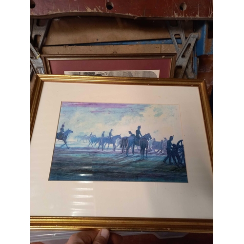 81 - CRATE OF VINTAGE/ANTIQUE PICTURES & PRINTS