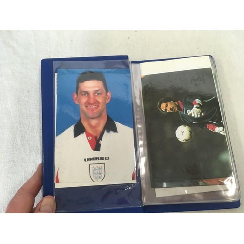 900 - SMALL BOX OF 9 ALBUMS OF MANCHESTER UNITED OFFICIAL PHOTOGRAPHS