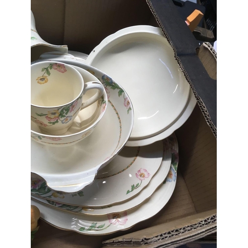 106 - CARTON WITH ALFRED MEAKIN CHINA