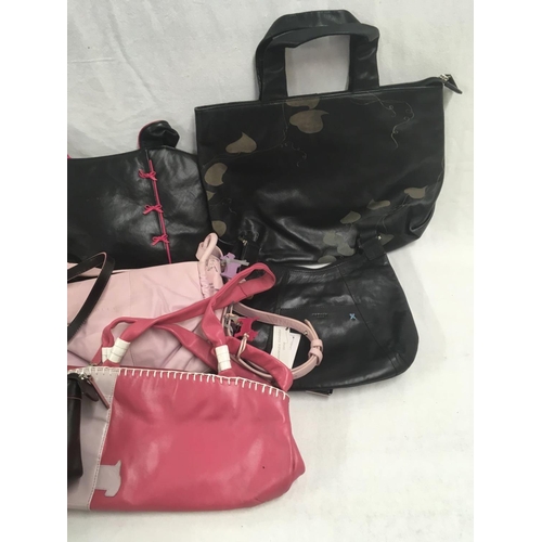 50 - 8 VARIOUS ASSORTED HANDBAGS IN NEW CONDITION, BEARING THE NAME ''RADLEY'' SOME WITH LABELS