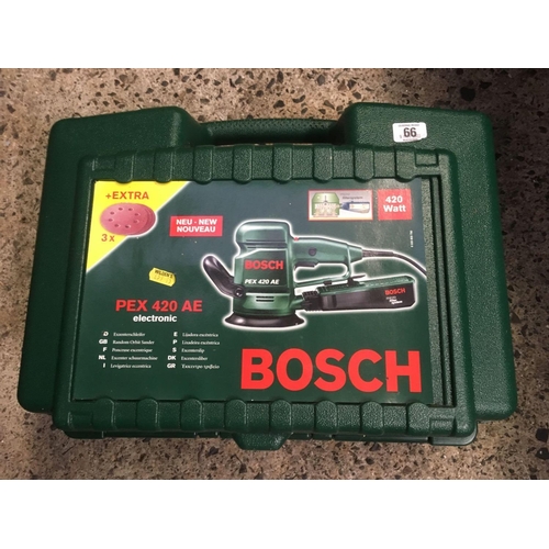 66 - BOSCH RANDOM ORBIT SANDER