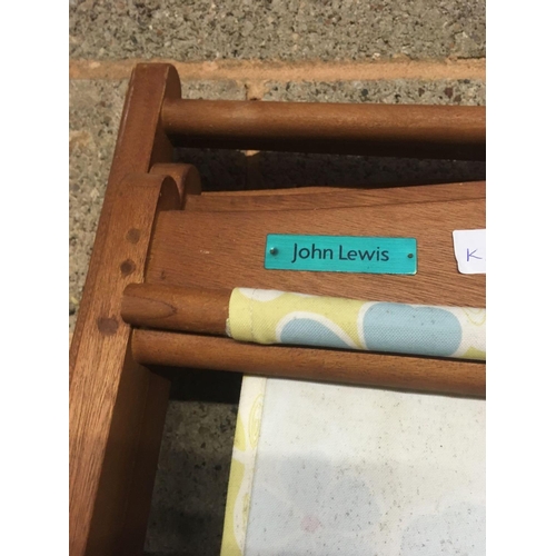 69 - 4 JOHN LEWIS TEAK WOOD DECK CHAIRS