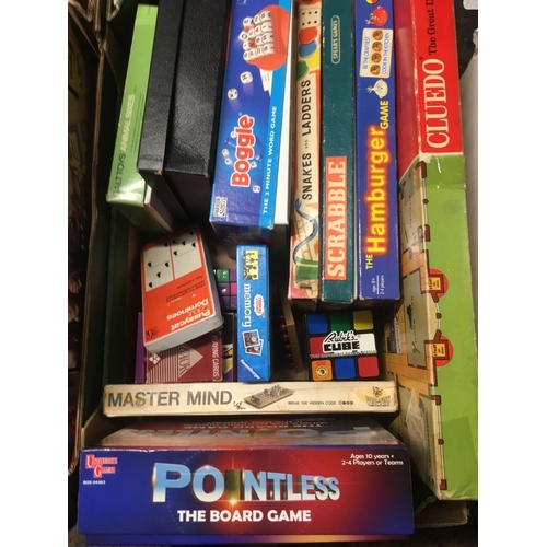 170 - 3 CARTONS OF GAMES & PUZZLES