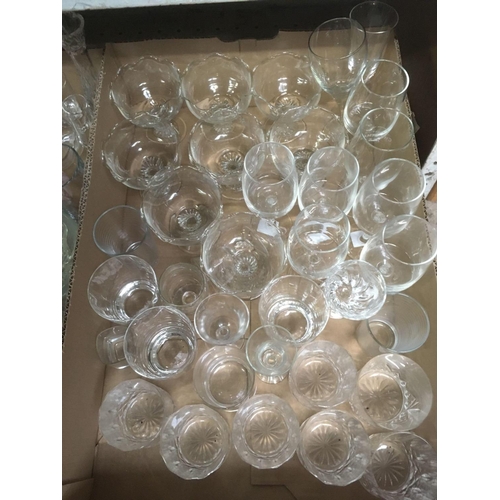 222 - 2 CARTONS OF MISC DRINKING & OTHER GLASSES