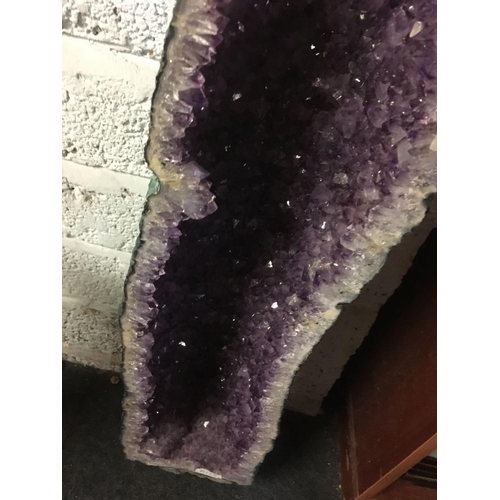 383 - TALL AMETHYST GEODE