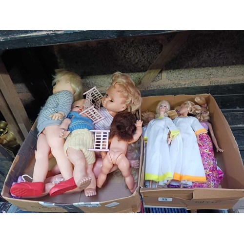 25 - VINTAGE DOLLS (COLLECTABLE) & BARBIE DOLLS