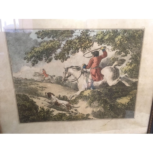 537 - A PAIR OF ANTIQUE COLOURED ENGRAVINGS AFTER GEORGE MORLAND, PUBLISHED 1800 ON ANTIQUE WATERMARKED PA... 