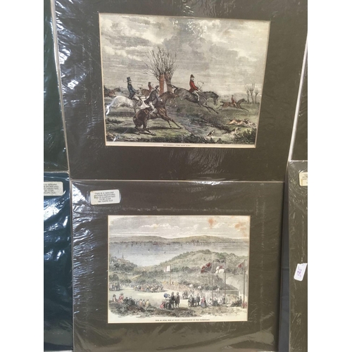 545 - SIMILAR COLLECTION TO PREVIOUS LOT, MANY HAND COLOURED, INCLUDING VIEWS OF THE ISLE OF WIGHT ETC, 10... 