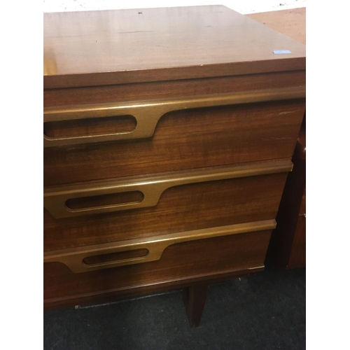 601 - RETRO TEAK SIDEBOARD, NO NAME APPARENT, 4ft 9'' WIDE