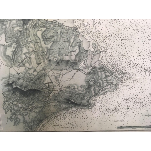 631 - REPRODUCTION CHART SHOWING OLYMPIC SAILING COURSE OF 1908