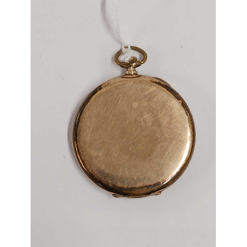 791 - AN ELKINGTON SWISS MADE GOLD PLATED POCKET WATCH